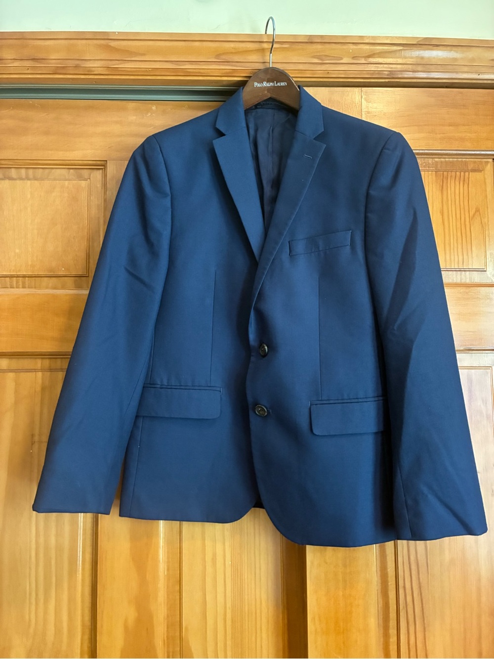 Ralph Lauren Men's Navy Two-Button Blazer